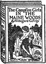 The Campfire Girls in the Maine Woods Cover
