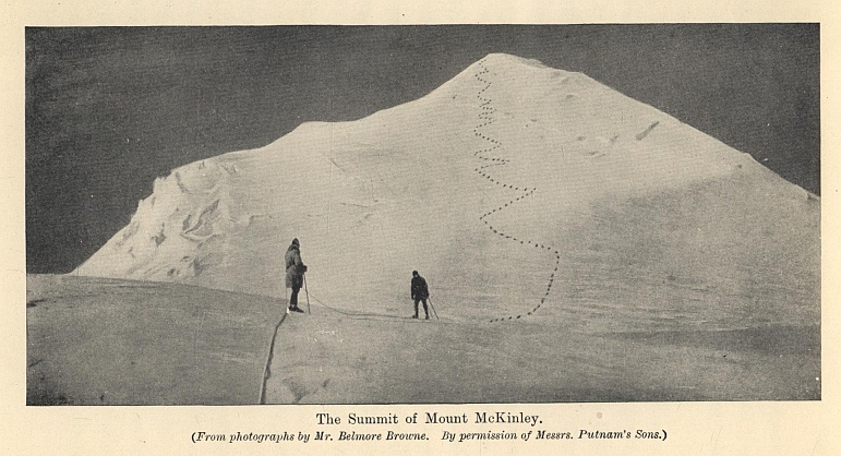 The Summit of Mount McKinley. (From photographs by Mr. Belmore Browne. By permission of Messrs. Putnam's Sons.)