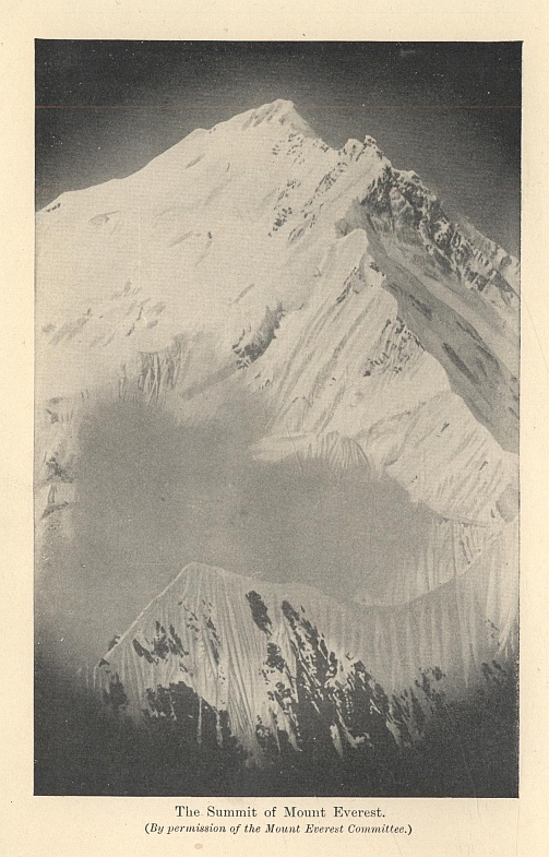 The Summit of Mount Everest. (By permission of the Mount Everest Committee.)