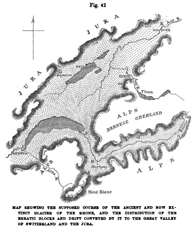 Figure 42. Map of Ancient Glacier 
