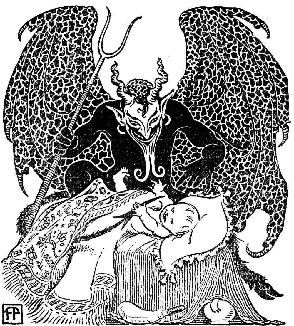Demon and baby