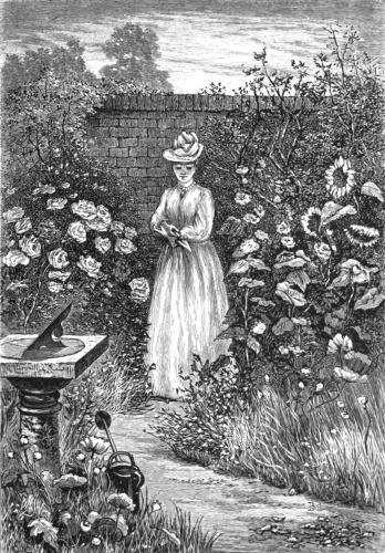 Alice in garden