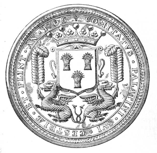 The last seal which was in use when the Chester Palatinate Court was dissolved
