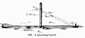 [Illustration: Fig. 139. A planting board.]