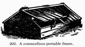 [Illustration: Fig. 202. A commodious portable frame.]