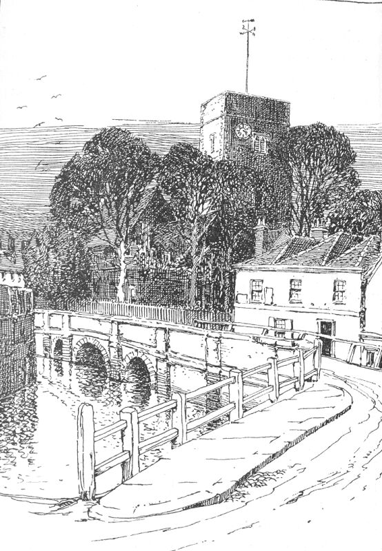Dartford Church and Bridge 