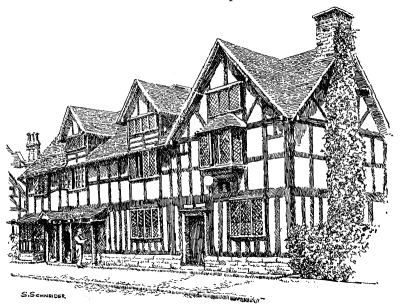 Illustration: BIRTHPLACE OF SHAKESPEARE