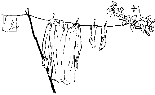 Hanging out the Clothes;