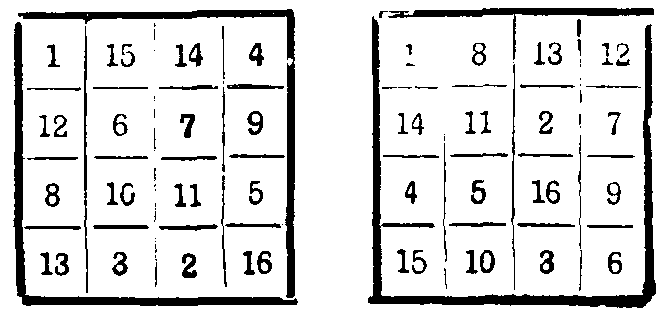two boxes, each holding 16 blocks