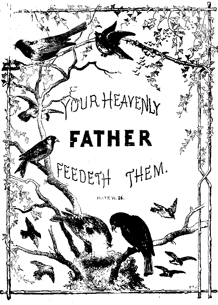 Your Heavenly Father Feedeth Them. Matt. Vi. 26.
