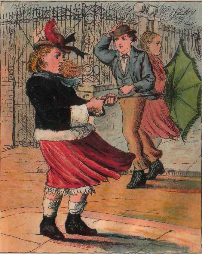 Nelly's New Parasol.
