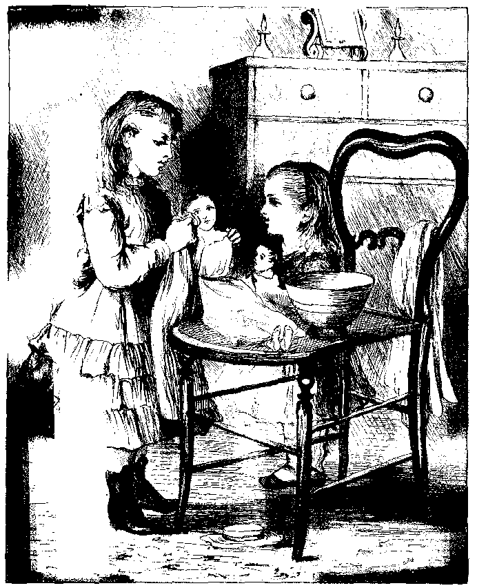 Washing My Children.
