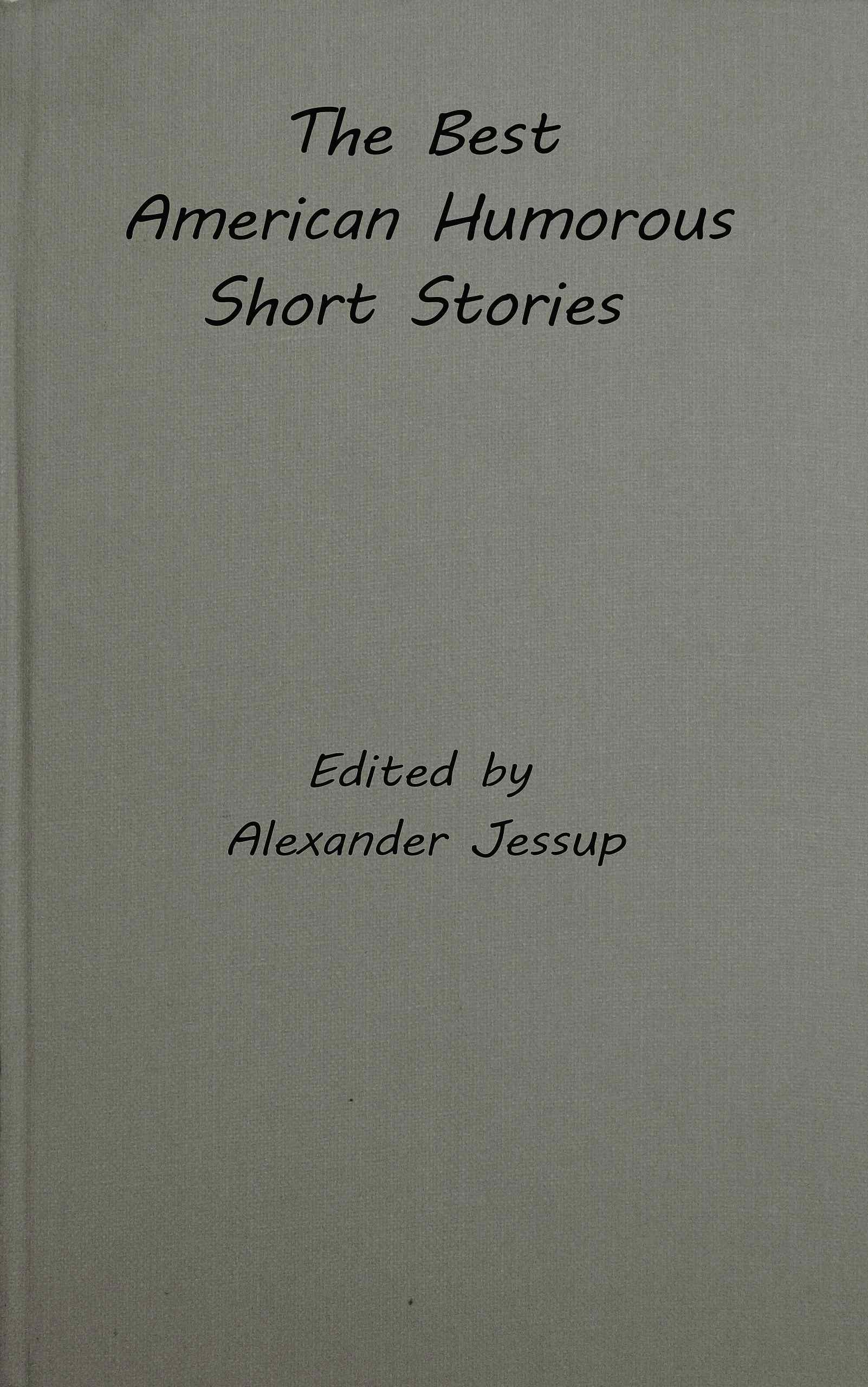 The best American humorous short stories, by Various—A Project Gutenberg  eBook