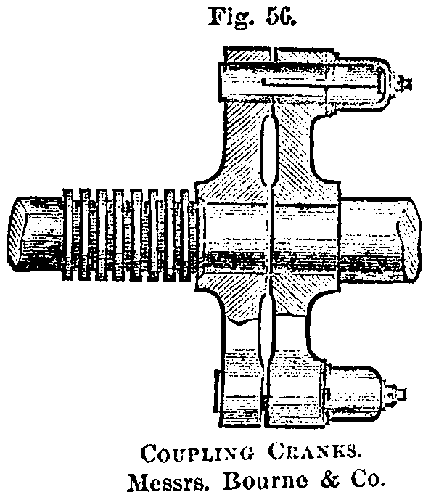 Fig. 56. COUPLING CRANKS. Messers. Bourne & Co.