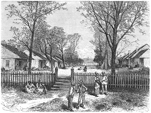 Eene oude plantage in Georgi&euml;.