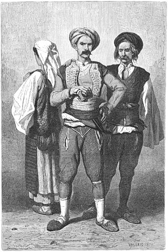 Landlieden uit zuidelijk Dalmati&euml;.