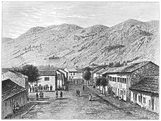 Straat te Cettinj&eacute;.