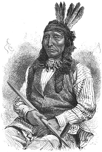 Indianen uit Californi&euml;.