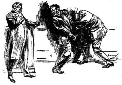 "'You have ordered handcuffs put on a prisoner <i>for the last
time</i>.'"