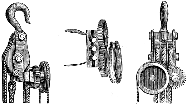 ROPE PULLEY FRICTION BRAKE.