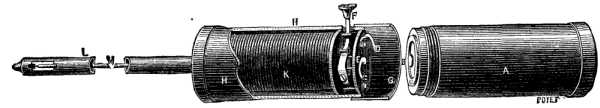 Fig. 2. MECHANISM OR THE INDUCTION SPARK GAS LIGHTER.