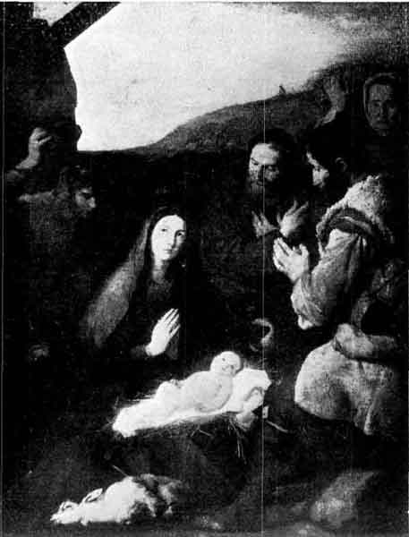 THE ADORATION OF THE MAGI. SPAGNOLETTO (SPANISH: BORN 1588; DIED 1656).