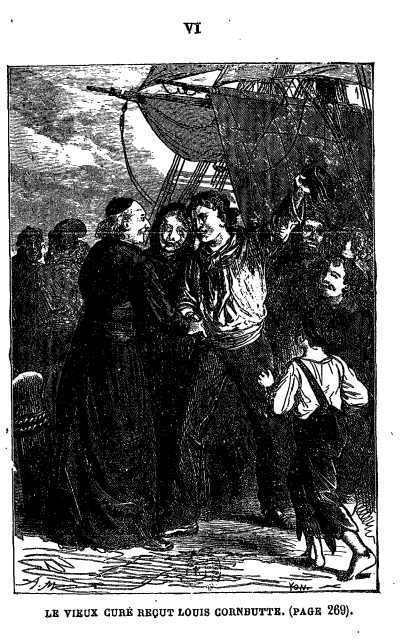 Le vieux curé reçut Louis Cornbutte. Le vieux curé reçut Louis Cornbutte.