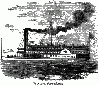 Steamship Pittsburg under way.