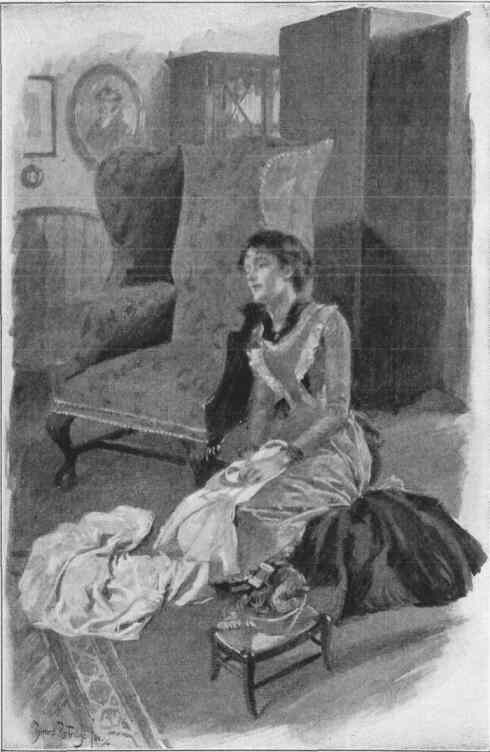 "I sit still by his arm-chair and tell him what is
happening to his Grizel."