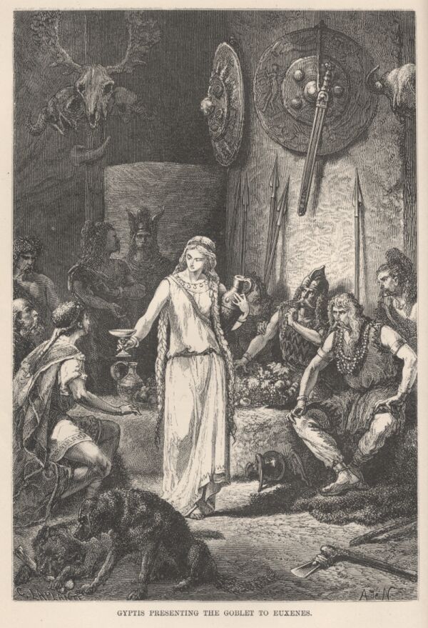 Gyptis Presenting the Goblet to Euxenes——17 
