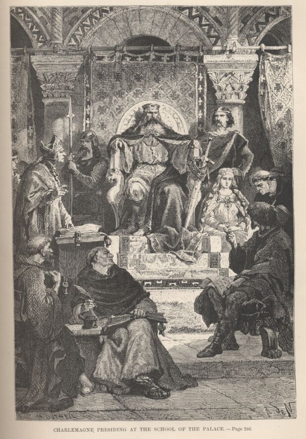 Charlemagne Presiding at the School of The Palace——246 