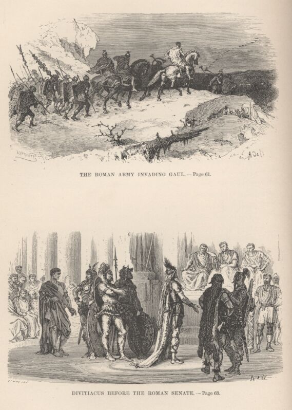 The Roman Army Invading Gaul——61