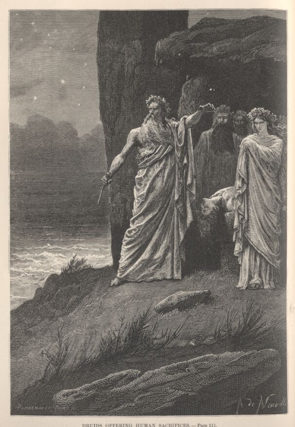 Druids Offering Human Sacrifices——111