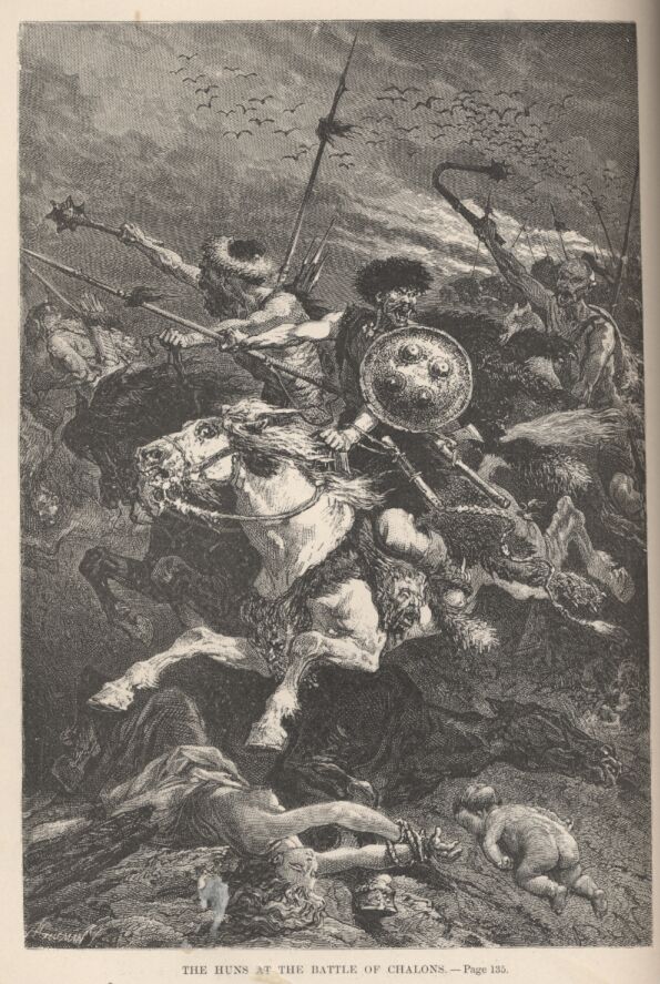 The Huns at the Battle of Chalons——135