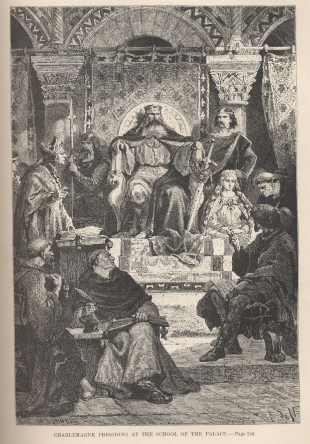 Charlemagne Presiding at the School of The Palace——246