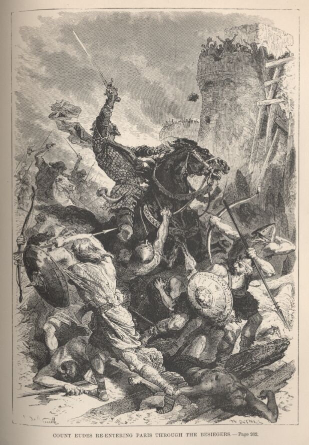 Count Eudes Re-entering Paris Right Through the Besiegers- —-262