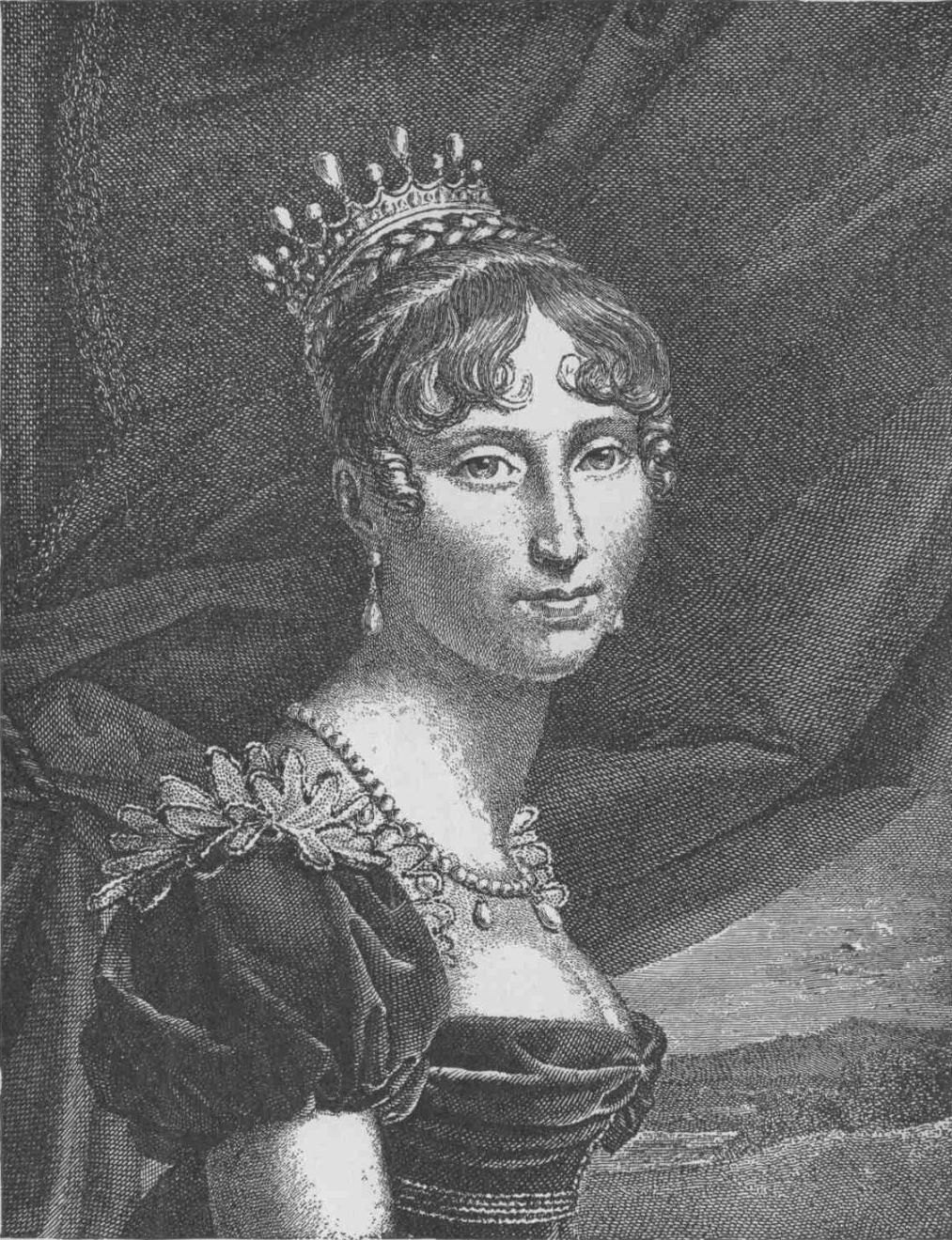 *** ORIGINAL POSTCARD *** REGINA-Queen Hortense-duchessa di Saint Leu-Adel 