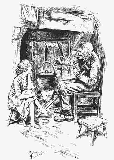 "Wanst upon a time,"
began Dan