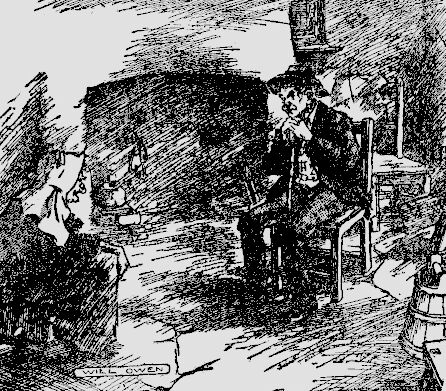 'she Sat Listening Quite Quiet at Fust.'
