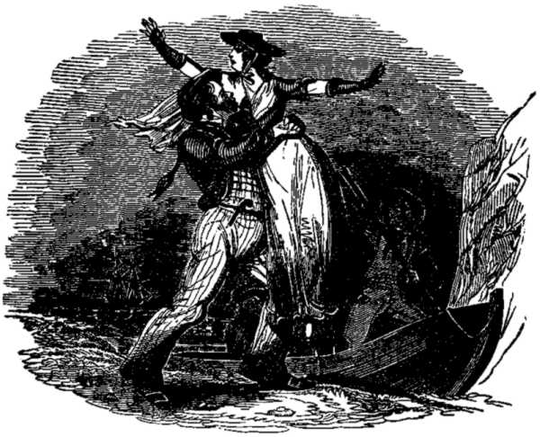 Gibbs carrying the Dutch Girl on board his Vessel