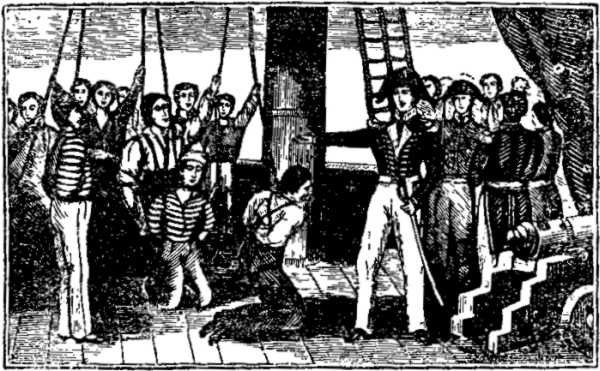 The execution of ten pirates.
