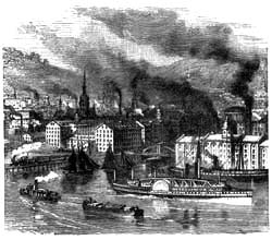 BUSY MILLS AND FACTORIES.