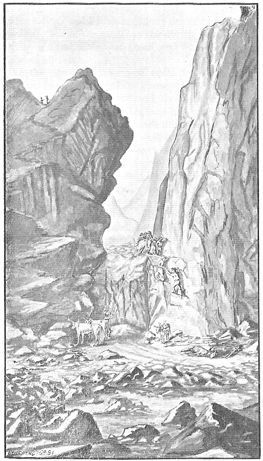 Pulling
			the Oxen Down the Precipice.