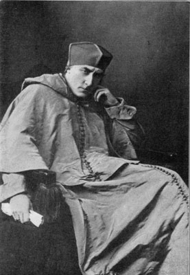Henry Irving as Cardinal Wolsey in "Henry VIII"