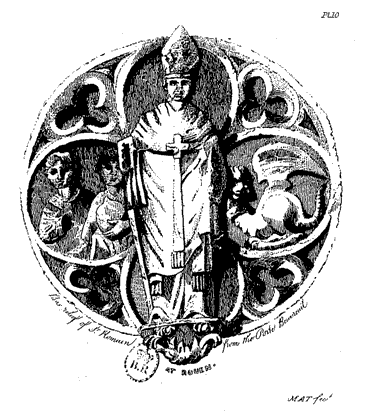 Bas-Relief, representing St. Romain