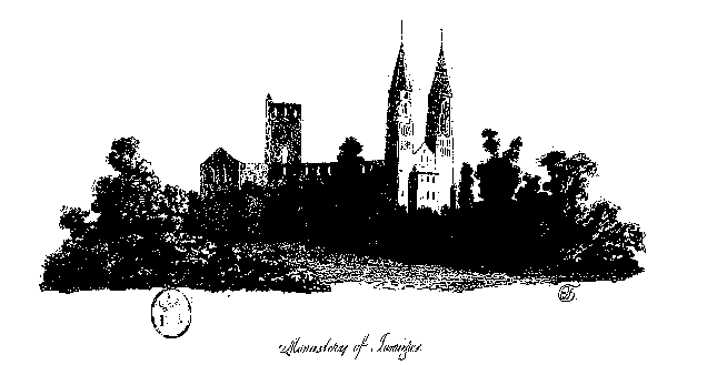 Distant View of the Abbey of St. Jumieges