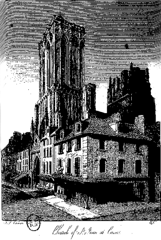 Tower of St. John's Church, at Caen