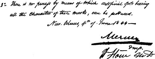 Handwritten conclusion number 3 and signatures of Mercier
dmp and Dr. Stone.