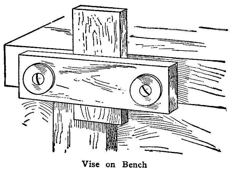 Vise on Bench