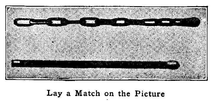 Lay a Match on the Picture